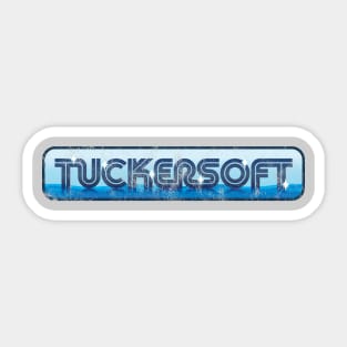 TUCKERSOFT (distressed) Sticker